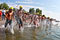 <strong>July 2011:</strong> The first Special Olympics World Games open-water swim race started with the swimmers running into the warm water of the Aegean Sea. It was a demonstration event that was very popular with the well-wishers on the shore. <a title="See more photos of open-water swimming" href="/athens-2011-sports-slideshow-2.aspx">See more photos of open-water swimming</a><br /><span></span>